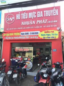 Hủ tiếu mực gia truyền Nhuận Phát – Gò Đen.