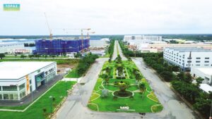 Khu công nghiệp Long Hậu nằm trong tổng thể quy hoạch khu đô thị Cảng Hiệp Phước